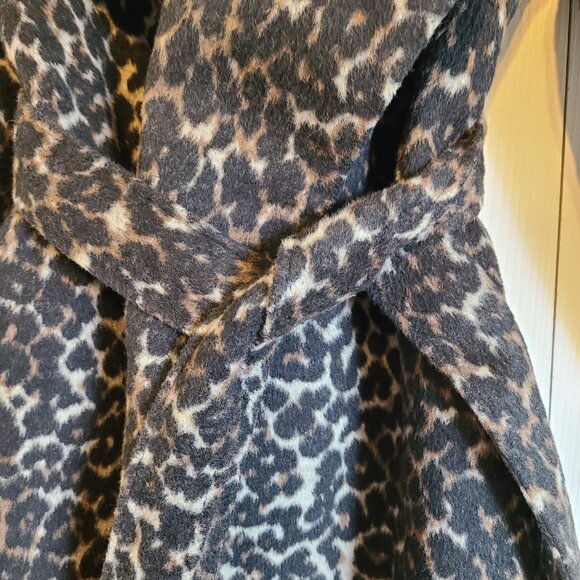 Leopard print wrap coat - Picture 5 of 7